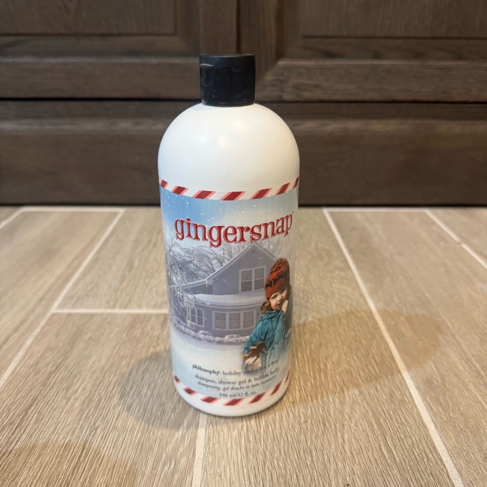 NEW Philosophy Gingersnap Body Wash 32 Fl oz